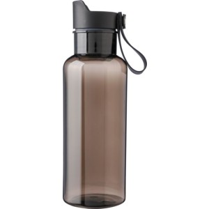 rPET drinking bottle 600 ml Erica, black (Sport bottles)