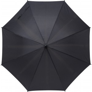 RPET pongee (190T) umbrella Frida, black