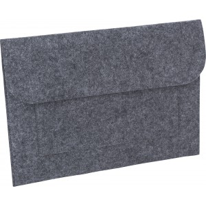 RPET felt document bag Riley, grey (Laptop & Conference bags)