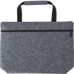 RPET felt document bag Scarlett, grey (970960-03)