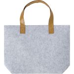 RPET felt shopping bag Hunter, light grey (971805-27)