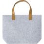 RPET felt shopping bag Hunter, light grey