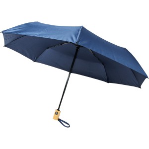 RPET folding umbrella , Navy (Foldable umbrellas)