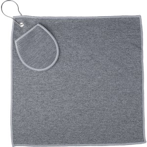 rPET golf towel Idris, black