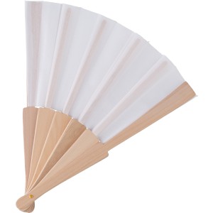 rPET hand held fan Rosanne, White (Fan)