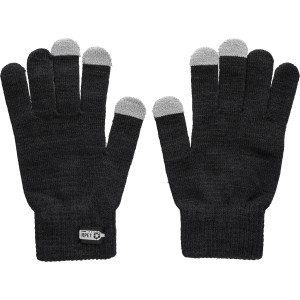rPET touchscreen gloves Nira, black