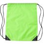 RPET polyester (190T) drawstring backpack Enrique, lime