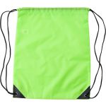 RPET polyester (190T) drawstring backpack, Lime (9261-19)
