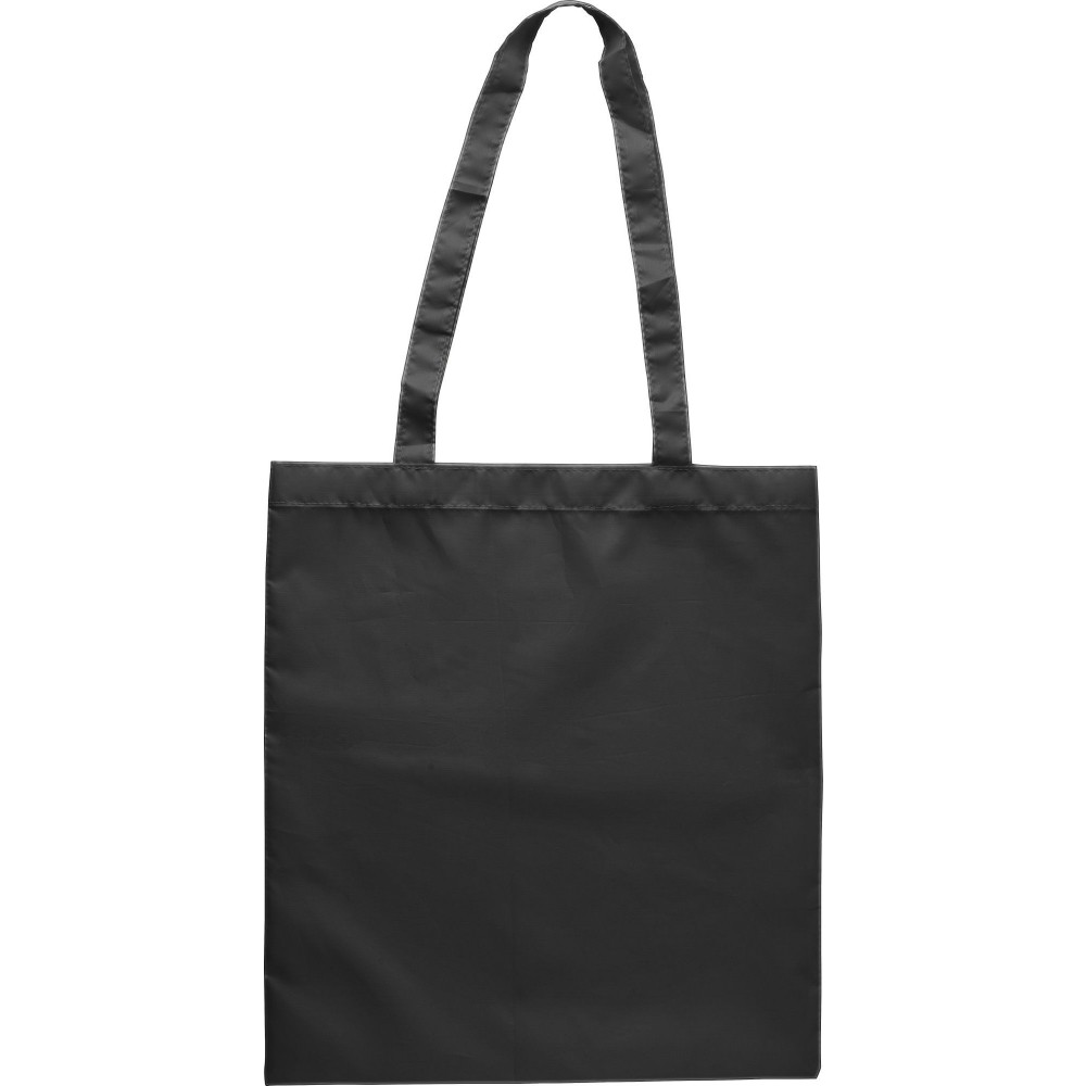 RPET polyester (190T) shopping bag, Black (Shopping bags ...