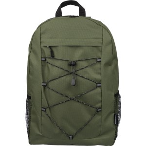 rPET polyester( 600D) adventure backpack Jari, green