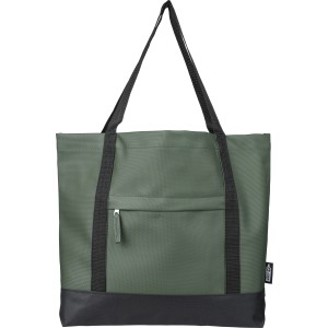 rPET polyester (600D) tote bag Lumi, green