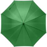 RPET pongee (190T) umbrella Frida, green (8467-04)