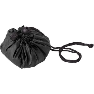 rPET 210D foldable duffle bag Jos, Black