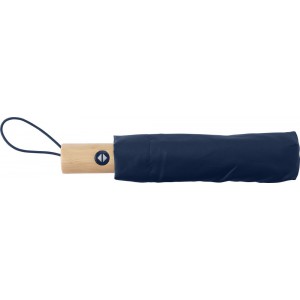 RPET umbrella Teodora, navy (Foldable umbrellas)