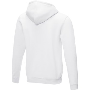 Ruby men's GOTS organic GRS recycled full zip hoodie, White (Pullovers)