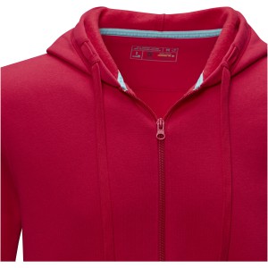 Ruby men's  organic GRS recycled full zip hoodie, Red (Pullovers)