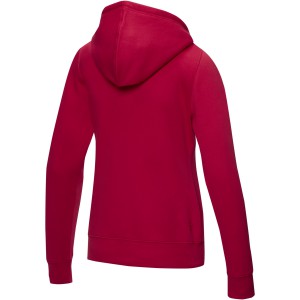 Ruby women's GOTS organic GRS recycled full zip hoodie, Red (Pullovers)