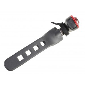 ABS bicycle light Priska, red (Bycicle items)