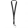 Sagan phone holder lanyard with detachable buckle, solid black