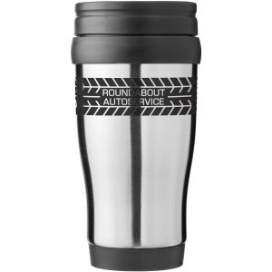 Sanibel 400 ml insulated mug, Silver,Grey (Mugs)