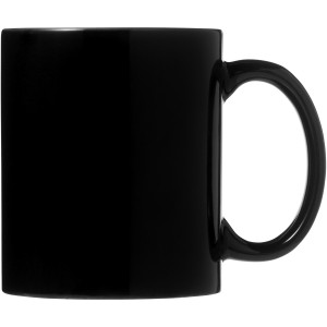 Santos 330 ml ceramic mug, solid black (Mugs)