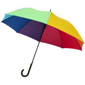 Sarah 23" auto open windproof umbrella, rainbow