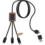 SCX.design C38 3-in-1 rPET light-up logo charging cable with (2PX07252)