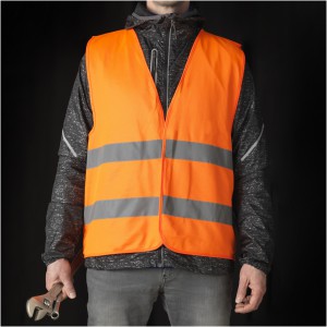 See-me safety vest for professional use, Orange (Car accesories)