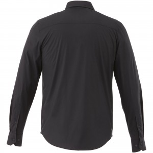 Hamell long sleeve shirt, solid black (shirt)