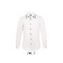 Sols Baxter Shirt, White/Black, M