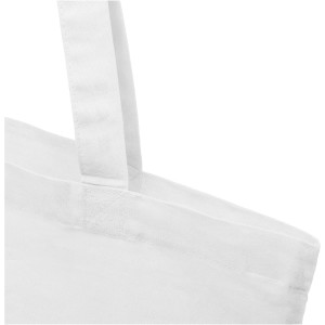 Carolina 100 g/m2 cotton tote bag, White (cotton bag)