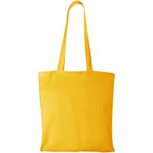 Carolina 100 g/m2 cotton tote bag, Yellow (cotton bag)
