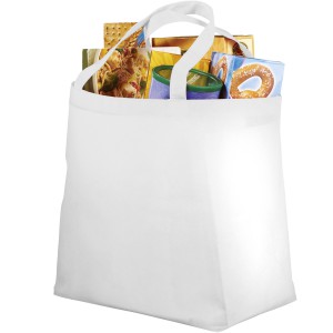 Maryville non-woven shopping tote bag, White (Shopping bags)