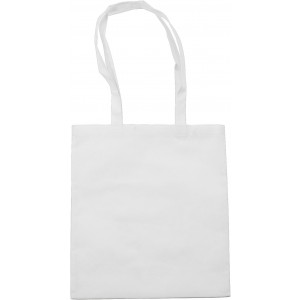 Nonwoven (80 gr/m2) shopping bag Talisa, white (Shopping bags)