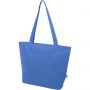 Panama GRS recycled zippered tote bag 20L, Royal blue