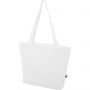 Panama GRS recycled zippered tote bag 20L, White