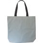 Polyester (100D) shopping bag Jordyn, silver
