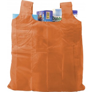 Polyester (190T) shopping bag Vera, orange (Shopping bags)