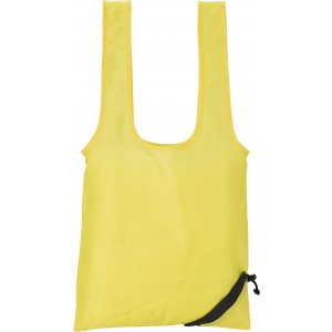 Polyester (210D) shopping bag Elizabeth, yellow (Shopping bags)