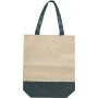 Polyester shopping bag Helena, green
