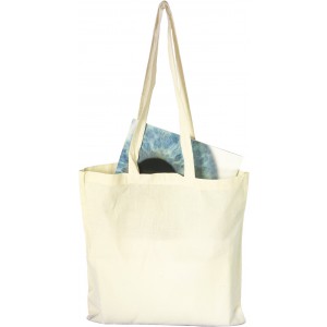 Bag with long handles, khaki (Shopping bags)