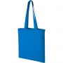 Carolina 100 g/m2 cotton tote bag, Process Blue