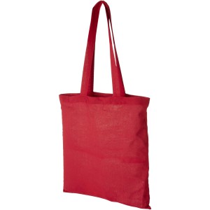 Carolina 100 g/m2 cotton tote bag, Red (cotton bag)