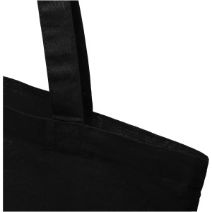 Carolina 100 g/m2 cotton tote bag, solid black (cotton bag)