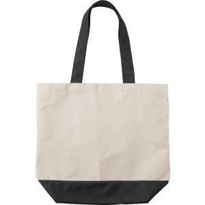 Cotton (280 g/m2) shopping bag Cole, black (Shopping bags)