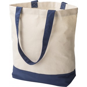 Cotton (280 g/m2) shopping bag Cole, blue (Shopping bags)