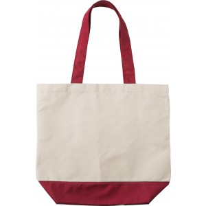 Cotton (280 g/m2) shopping bag Cole, red (Shopping bags)