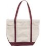 Cotton (500 gr/m2) shopping bag, Maroon