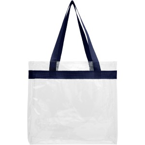 Hampton transparent tote bag, Navy, Transparent clear (Shopping bags)