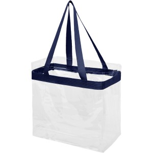Hampton transparent tote bag, Navy, Transparent clear (Shopping bags)